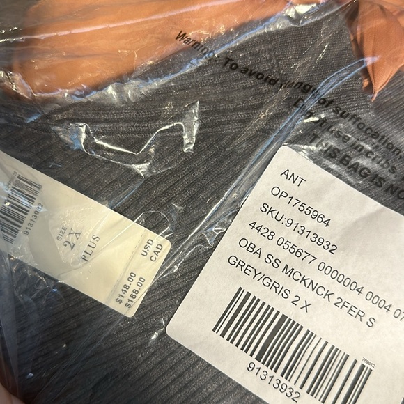 NWT! Anthro The Thea Twofer Sweater Dress: Short-Sleeve Mini Edition - 2X🟤 - Picture 10 of 11